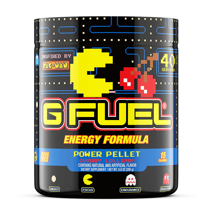 G Fuel Power Pellet Tub - 40 Servings - Pac-Man