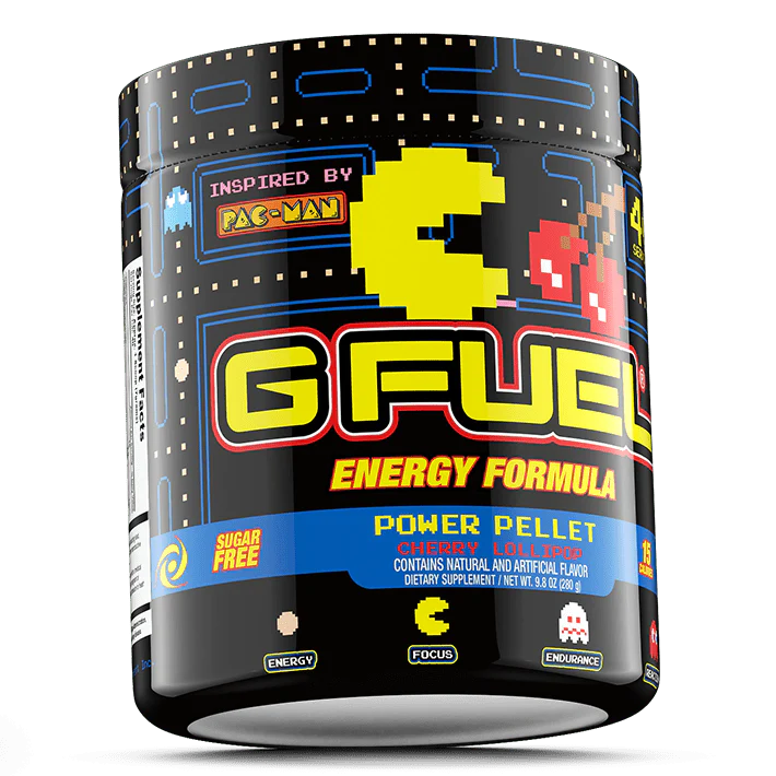 G Fuel Power Pellet Tub - 40 Servings - Pac-Man