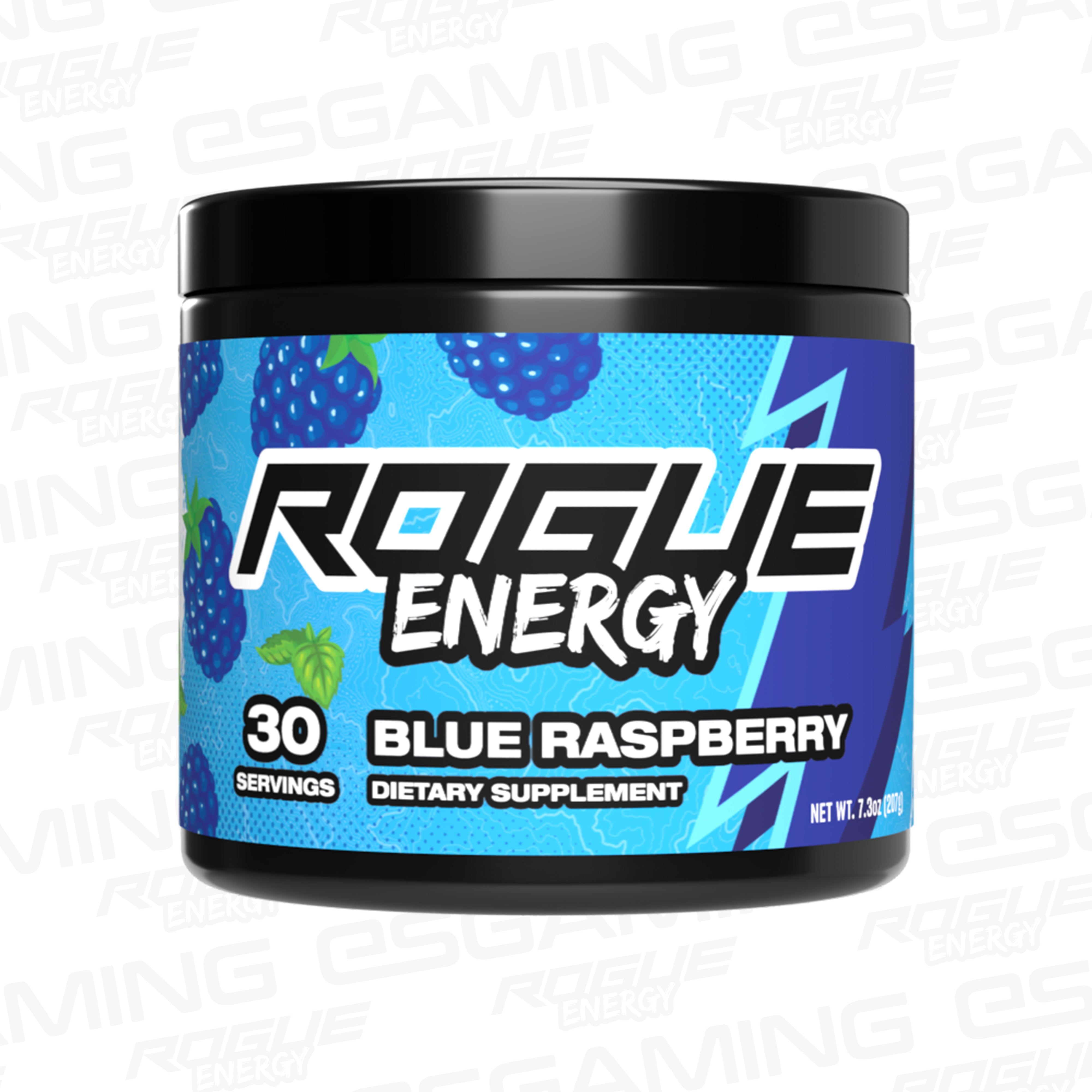 Energy Blue Raspberry Rogue Energy Blue Raspberry - Energy Drink Powder - 30 Servings - UK ...