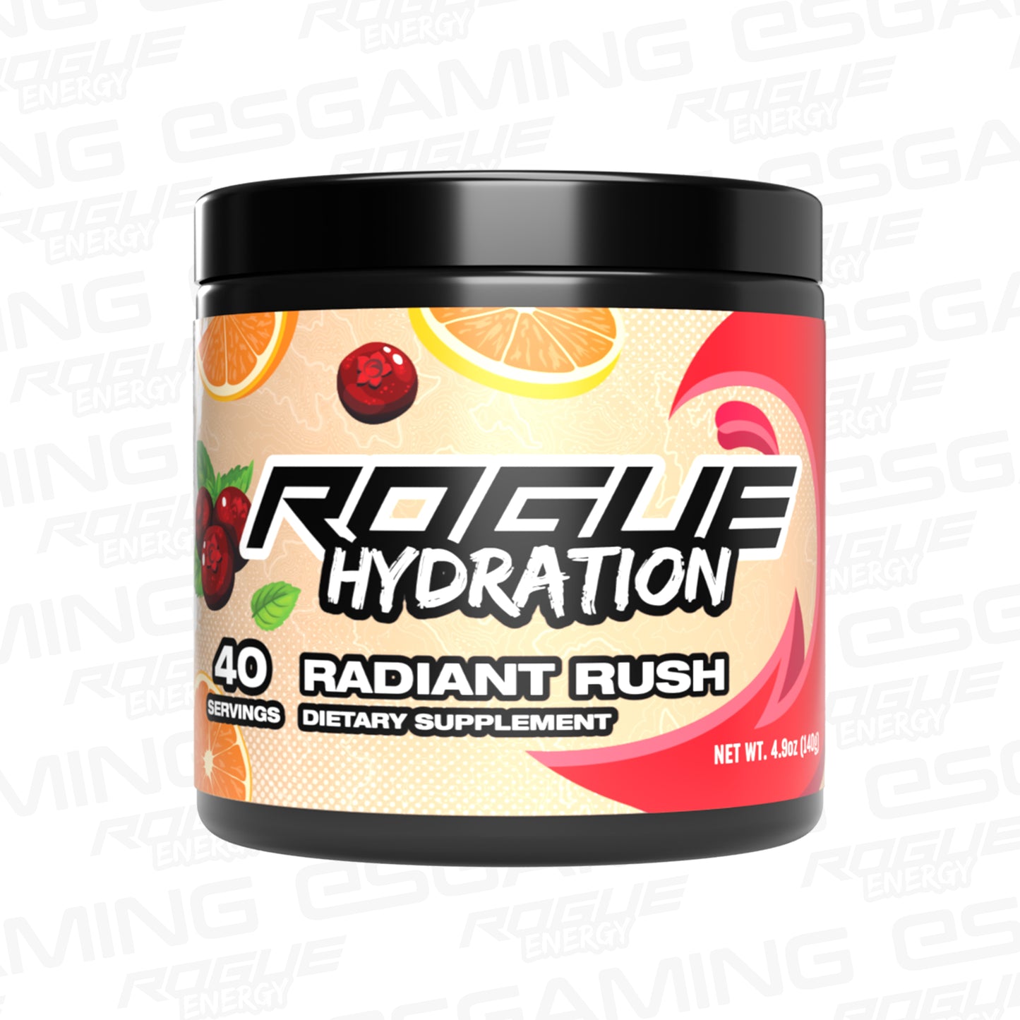 Rogue Hydration Radiant Rush Tub - 40 Servings