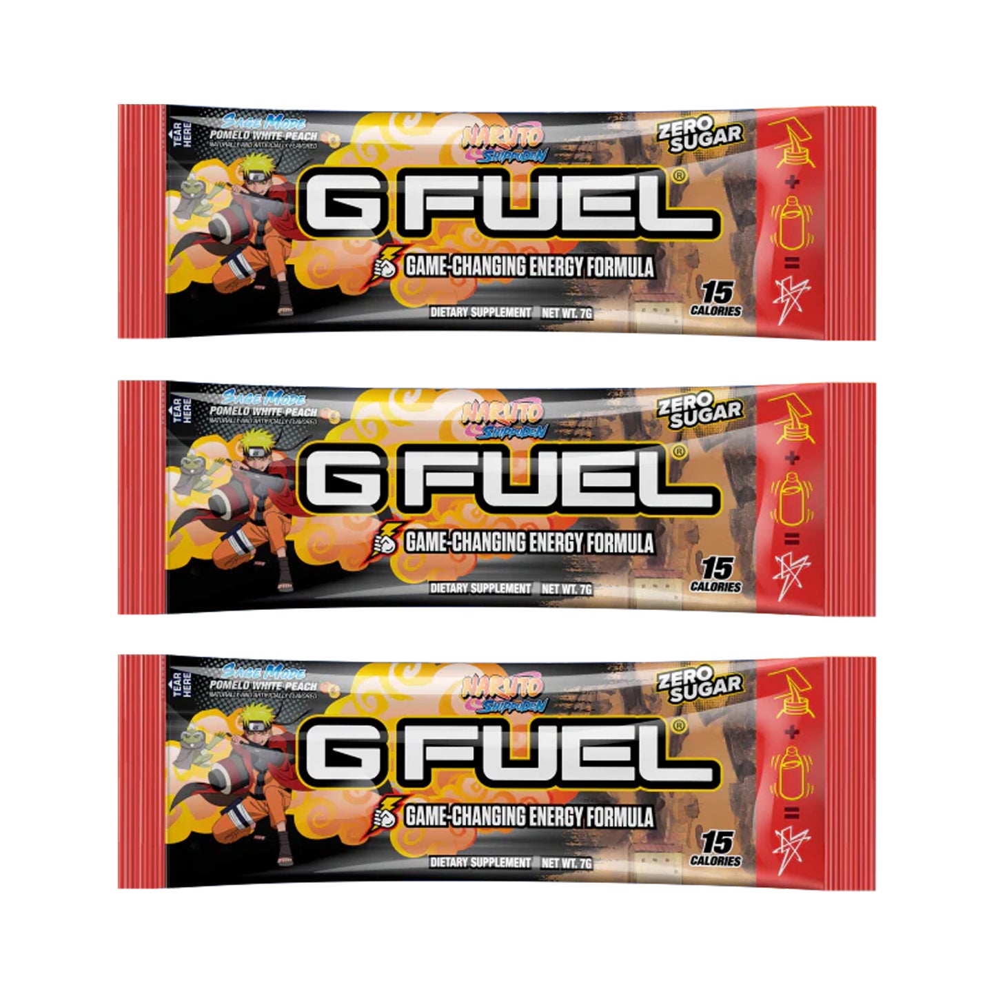 G Fuel Naruto Sage Mode Sachets - 3 Servings