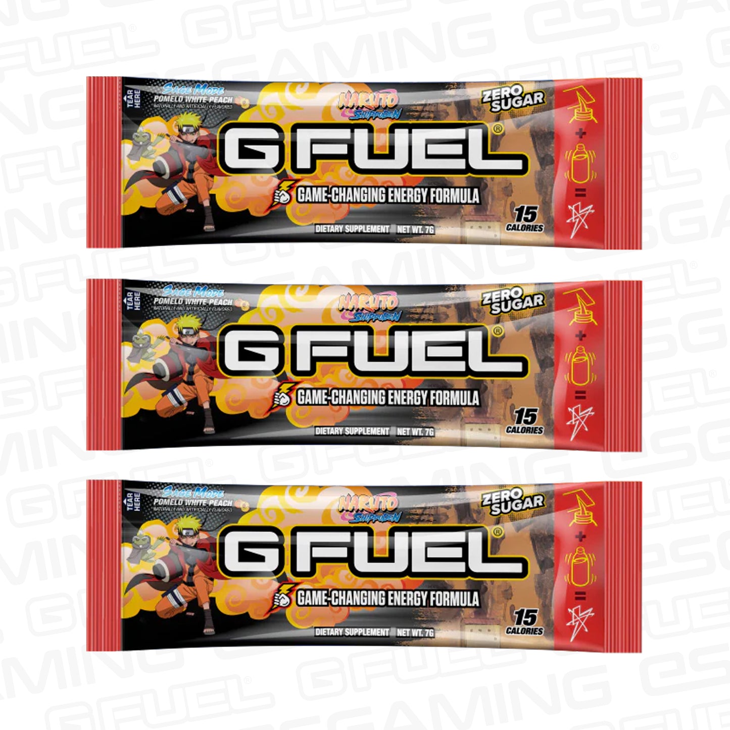 G Fuel Naruto Sage Mode Sachets - 3 Servings