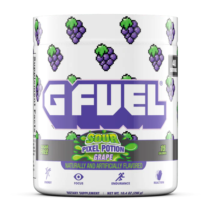 G Fuel Sour Pixel Potion Tub - 40 Servings