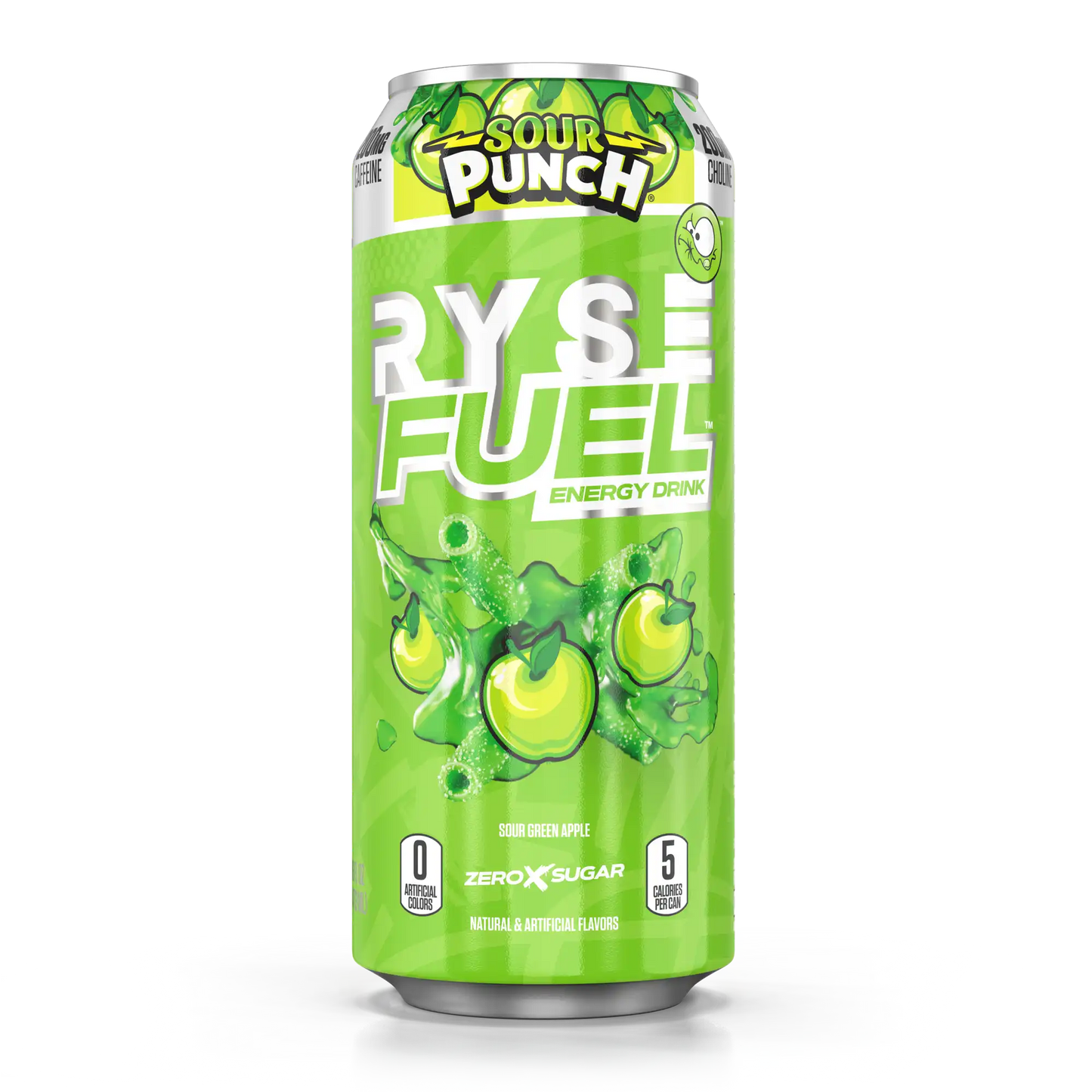 Ryse Fuel Sour Punch Sour Green Apple - Single Can