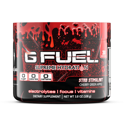 G Fuel Stab Stimulant Supreme Hydration - 30 Servings - Ghost Face