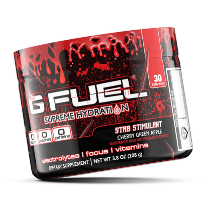 G Fuel Stab Stimulant Supreme Hydration - 30 Servings - Ghost Face