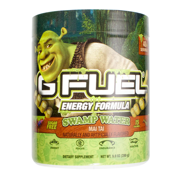 G Fuel Swamp Water Tub - 40 Servings - Shrek