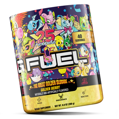 G Fuel The Great Golden Slushee Collector Box - NeoPets