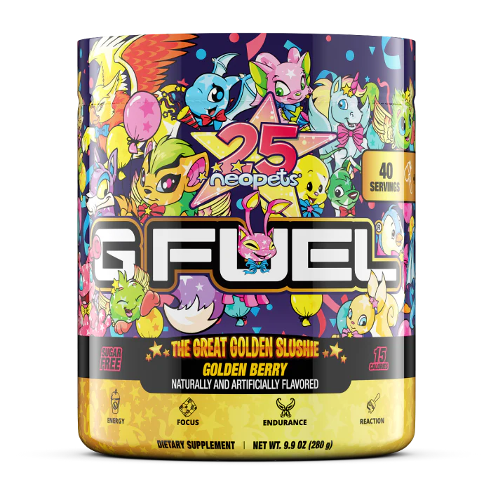 G Fuel The Great Golden Slushie Tub - 40 Servings - NeoPets