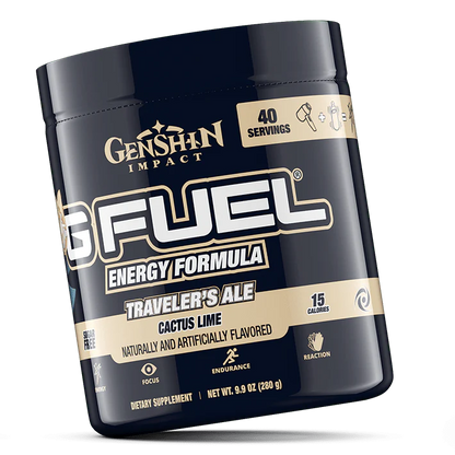 G Fuel Traveler's Ale Tub - 40 Servings - Genshin Impact