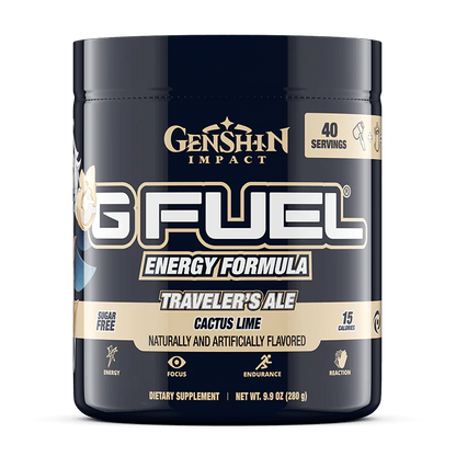 G Fuel Traveler's Ale Tub - 40 Servings - Genshin Impact