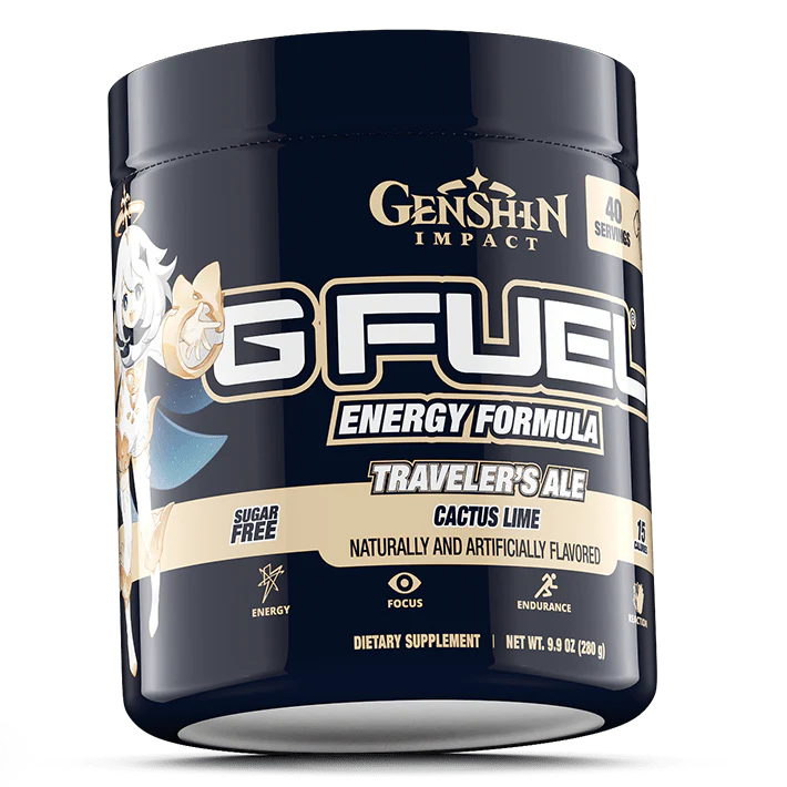 G Fuel Traveler's Ale Tub - 40 Servings - Genshin Impact