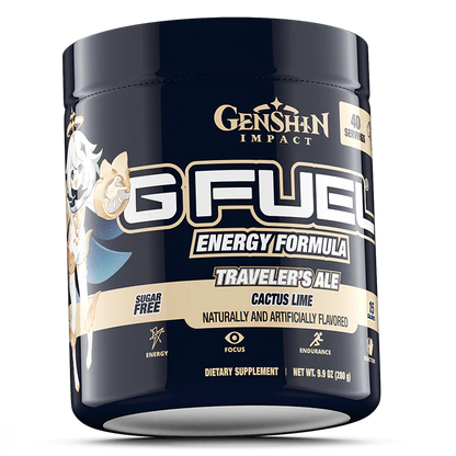 G Fuel Traveler's Ale Tub - 40 Servings - Genshin Impact