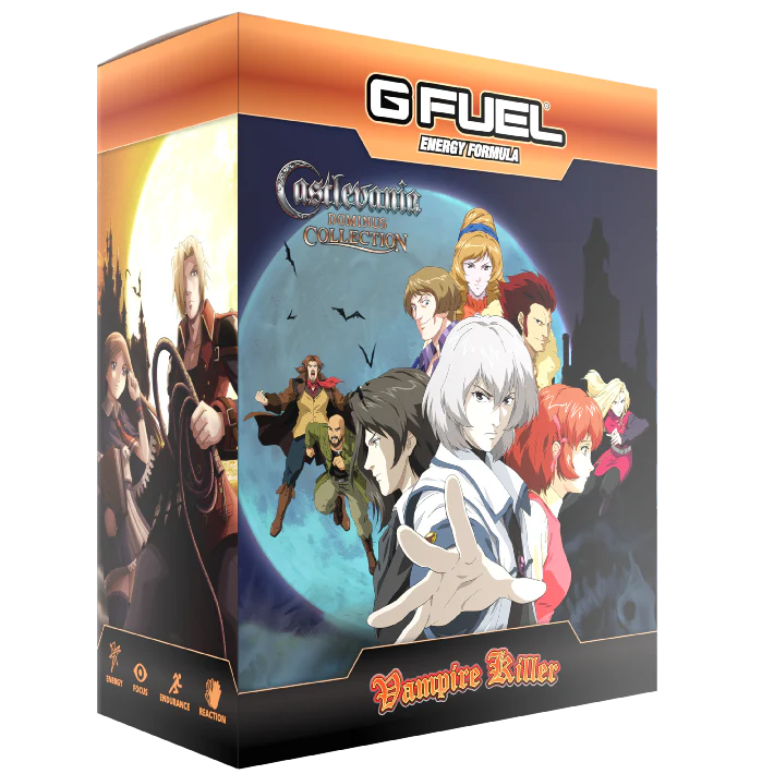 G Fuel Vampire Killer Collector Box - Castlevania