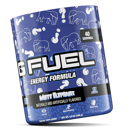 G Fuel White Elephant Mystery Flavour Tub - 40 Servings