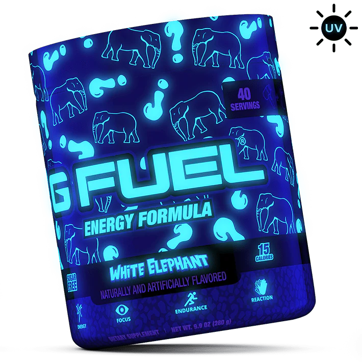 G Fuel White Elephant Mystery Flavour Tub - 40 Servings