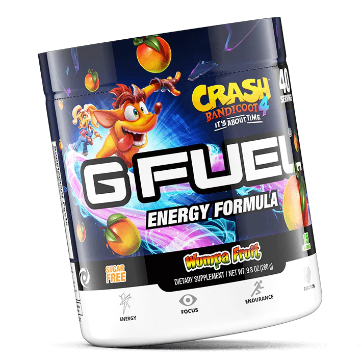 G Fuel Wumpa Fruit Tub - 40 Servings - Crash Bandicoot