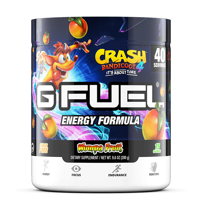 G Fuel Wumpa Fruit Tub - 40 Servings - Crash Bandicoot